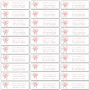 Adesivo Pampas Grass   Palavra de Lista de Endereços Conv