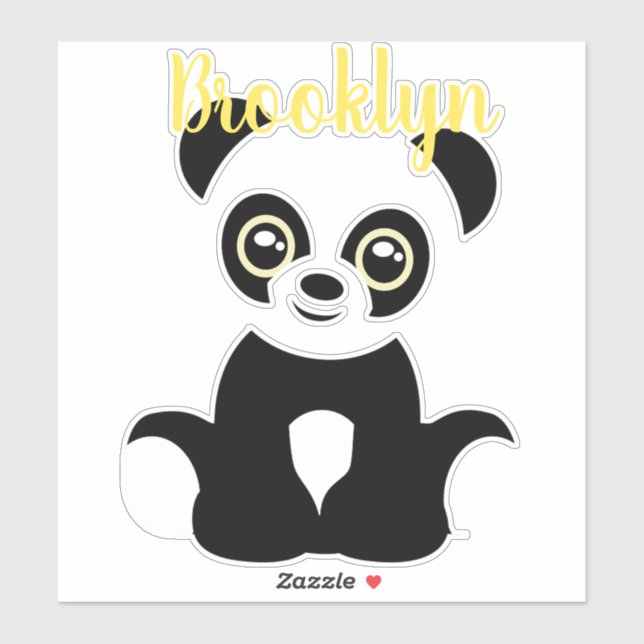 Adesivo Panda Bear (Folha)