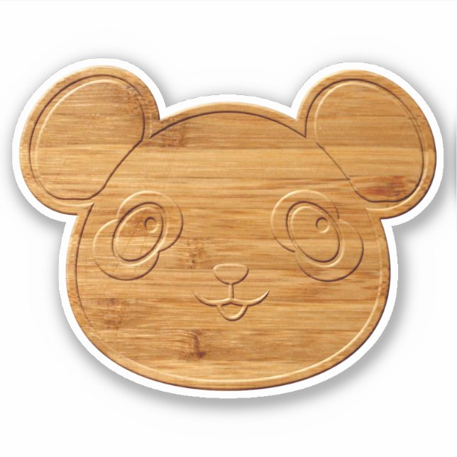 Adesivo Panda Bear Cobra Impressão de Bambu (Frente)