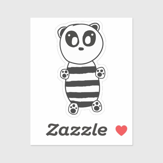Adesivo Panda Kids (Folha)