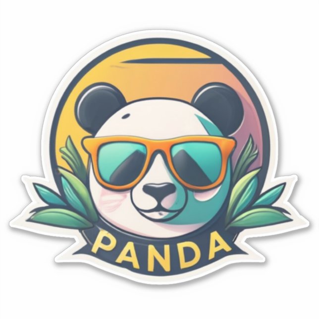 Adesivo Panda Magic em cada folha adesiva (Frente)