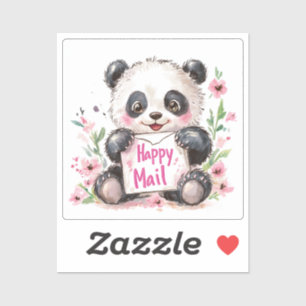 Adesivo Panda, Mala Feliz, Sticker