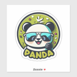 Adesivo Panda Power Stickers com Raio