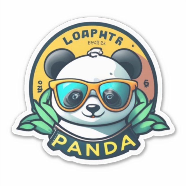 Adesivo Panda Stickers Espalham Sorrisos Em Todos Os Lados (Frente)