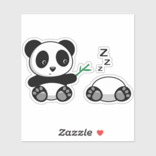 Adesivo Pandas pequenas bonitos
