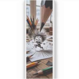 Adesivo Pânico do Artista Engraçado com Prazo