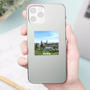 Adesivo Panorama da antiga cidade histórica de Bamberg, Al