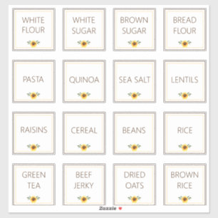 Adesivo Pantaria Simples Editável de Girassóis