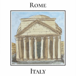 Adesivo Panteão, Roma Itália