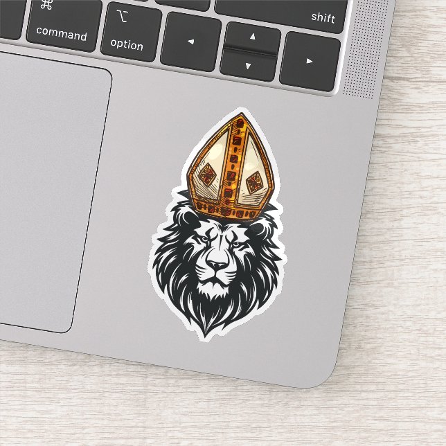 Adesivo Papa Leão XIV, Primeiro Papa Histórico Americano (Detalhe)