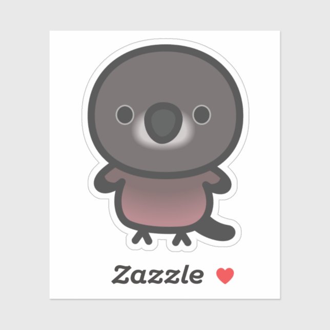 Adesivo Papagaio Bourke (Folha)