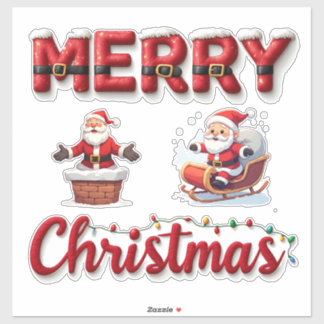 Adesivo 🎅 Papai Noel Alegria Natalina 🎁