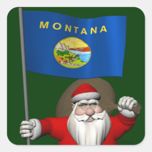 Adesivo Papai Noel Com Alferes De Montana