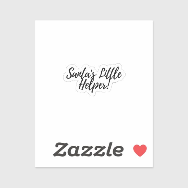 Adesivo Papai noel Helper Sticker (Folha)