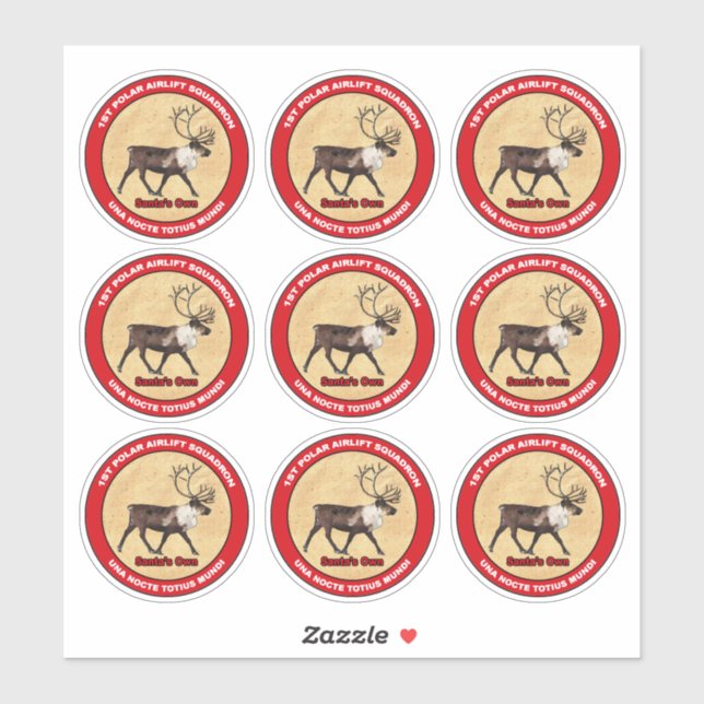 Adesivo Papai noel Próprio - Autocolante do Esquadrão de A (Folha)