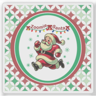 Adesivo Papai Noel Zoomie Natal