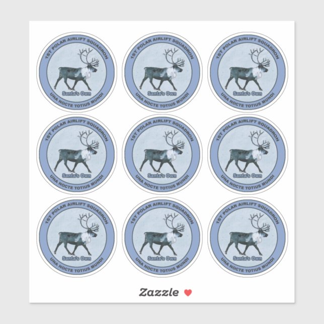 Adesivo Papais noeis 1rua com solário Sqdn - Vinheta com s (Folha)