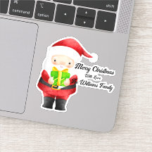 Papais noeis bonitos com vinheta de vinil de prese