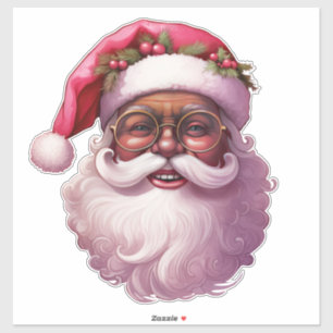 Adesivo Papais noeis de Natal Vinhetas Claus Xmas se diver