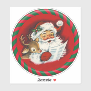 Adesivo Papais noeis e Rudy Vintage vinil Sticker