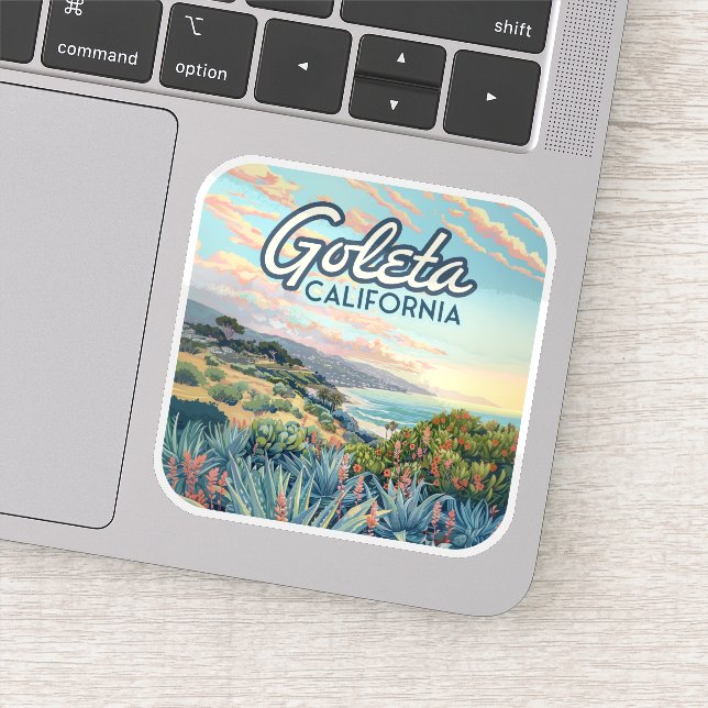 Adesivo Papais noeis Goleta California Barbara Isla Vista  (Detalhe)