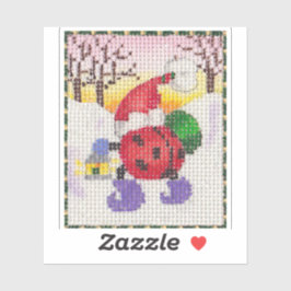 Adesivo Papais noeis Ladybug Sticker