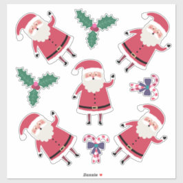 Adesivo Papais noeis super bonitos, tema de Natal