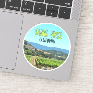 Adesivo Papais noeis Ynez California Vineyard Vintage