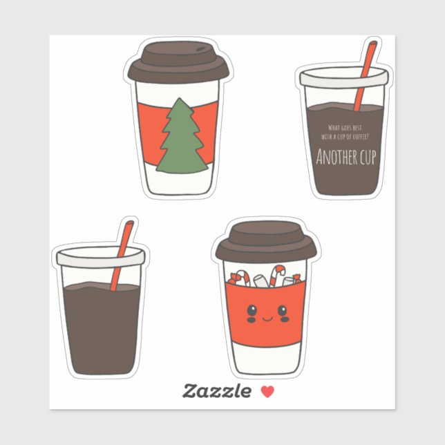 Adesivo Papéis de Natal Cafés Lides Capas Catilhas (Folha)