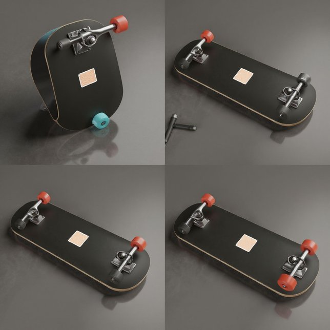 Adesivo Papel de Wallpaper Padrão Geométrico Laranja e Azu (Criador carregado)