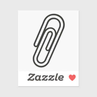 Adesivo Paperclip Sticker - Símbolo de Solidariedade