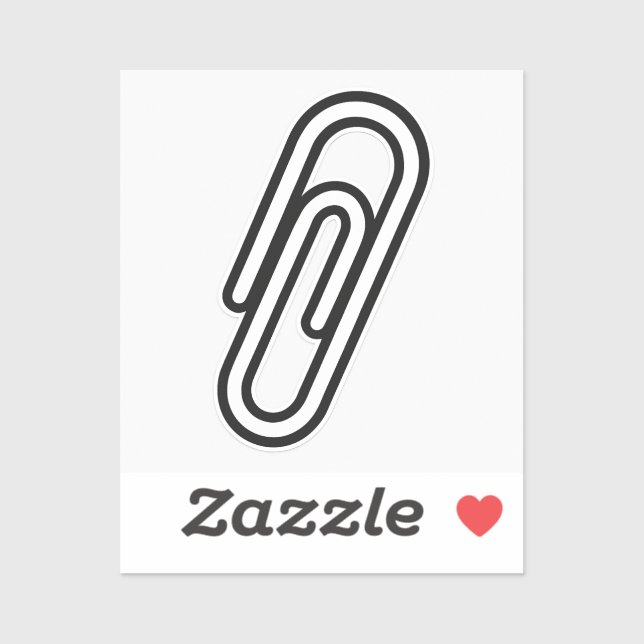 Adesivo Paperclip Sticker - Símbolo de Solidariedade (Folha)