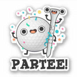 Adesivo Par-Tee Funny Golf Pun