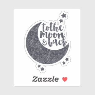 Adesivo Para a Lua e para trás