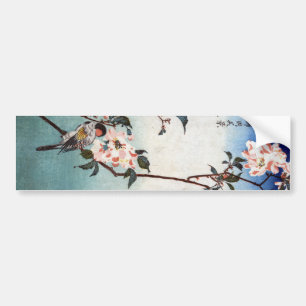 Adesivo Para Carro 八 重 桜 鳥, 広 重 Cherry Blossom & Bird, Hiroshige, Uki