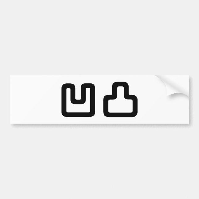 Adesivo Para Carro 凹 凸 Outotsu お う と つ (Frente)