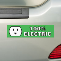 100% de energia elétrica de tomada feliz
