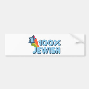 Adesivo Para Carro 100% JUDAICO + Magen David