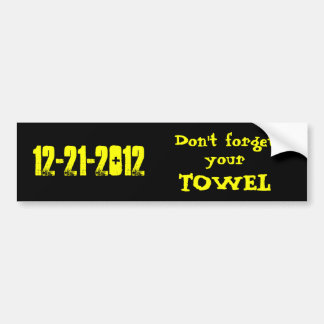 Adesivo Para Carro 12-21-2012 Bumper Sticker