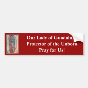 Adesivo Para Carro 12 de dezembro nossa senhora de Guadalupe