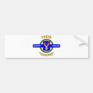 Adesivo Para Carro 196TH BRIGADA "CARREGADOR" VIETNAM da INFANTARIA