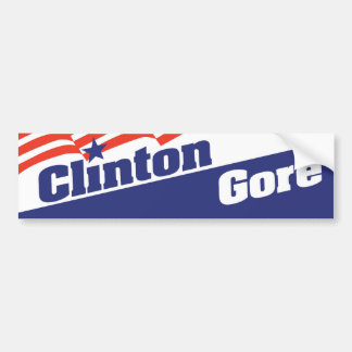 Adesivo Para Carro 1992 Bill Clinton Al Gore Bumper Sticker