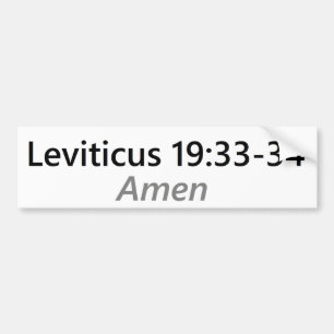 Adesivo Para Carro 19:33 de Leviticus - 35