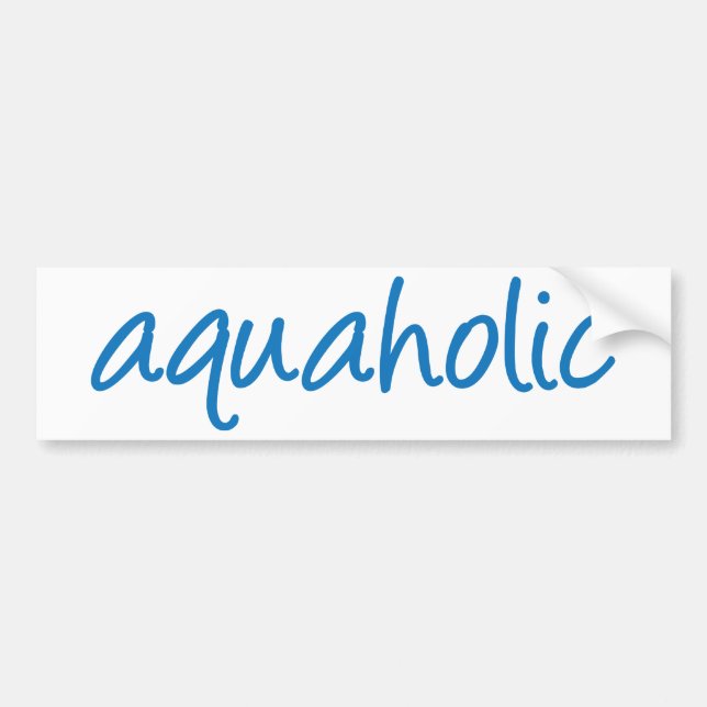 Adesivo Para Carro 1 aquaholic (Frente)