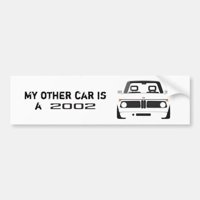 Adesivo Para Carro 2002 Bumper Sticker (Frente)