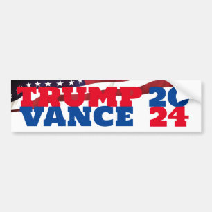 Adesivo Para Carro 2024 Eletion Trump Vance Bumper Sticker