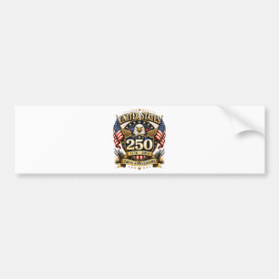 Adesivo Para Carro 250 Aniversário EUA 250 Anos