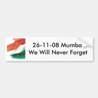 Adesivo Para Carro 26/11 de autocolante no vidro traseiro de Mumbai