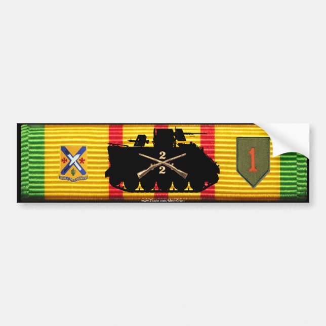 Adesivo Para Carro 2/2nd Os Inf seguem & as insígnias VSM (Frente)