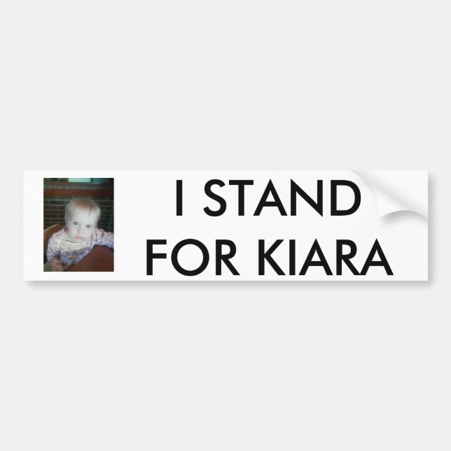 ADESIVO PARA CARRO 2, EU REPRESENTO KIARA (Frente)